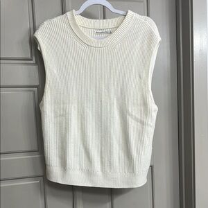 Abercrombie & Fitch Cream Ribbed Sweater